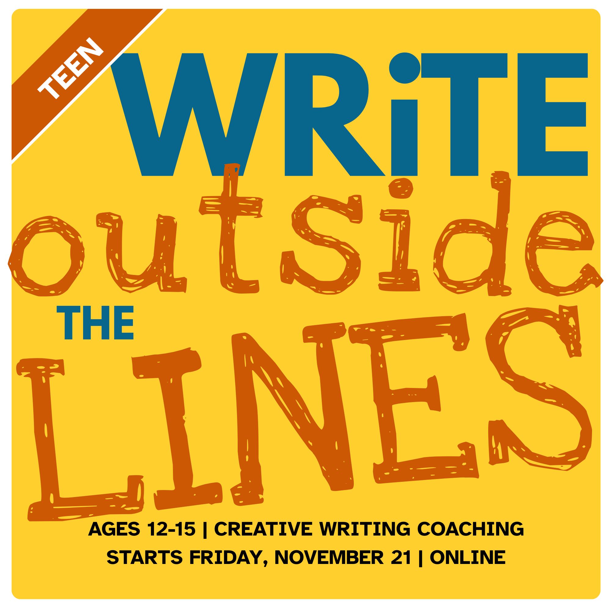 Write Outside the Lines Workshop Registration